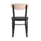 Flash Furniture Black Vinyl Dining Chairs - Natural Wood Backs, PK 2 2-XU-DG6V5BV-NAT-GG - alternate 10